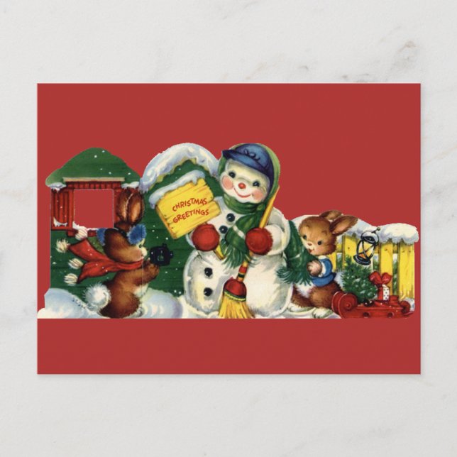 Postales navideñas vintage (Anverso)