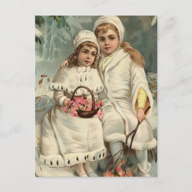 Postales navideñas vintage (Anverso)