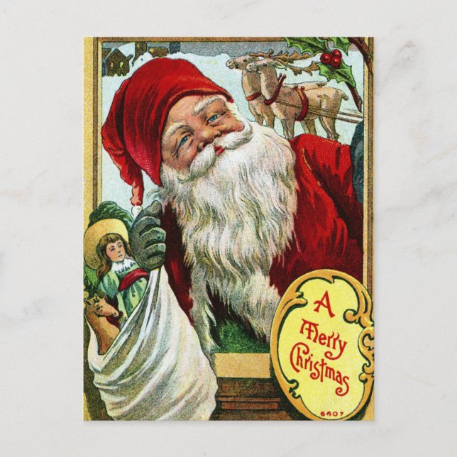 Postales navideñas vintage (Anverso)