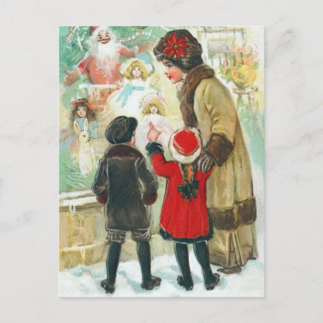 Postales navideñas vintage (Anverso)