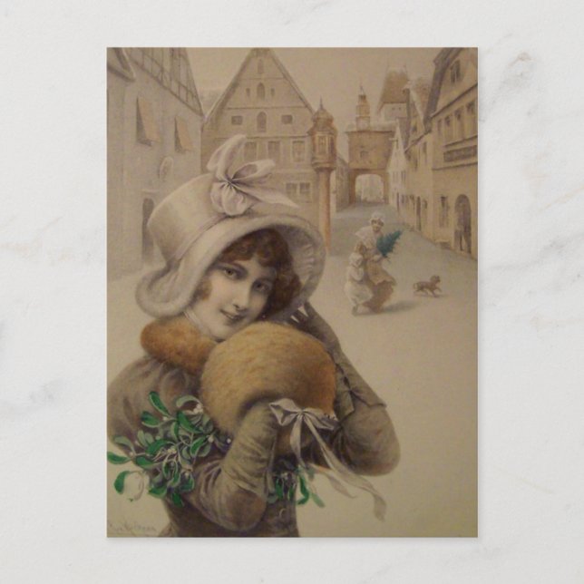 Postales navideñas vintage (Anverso)