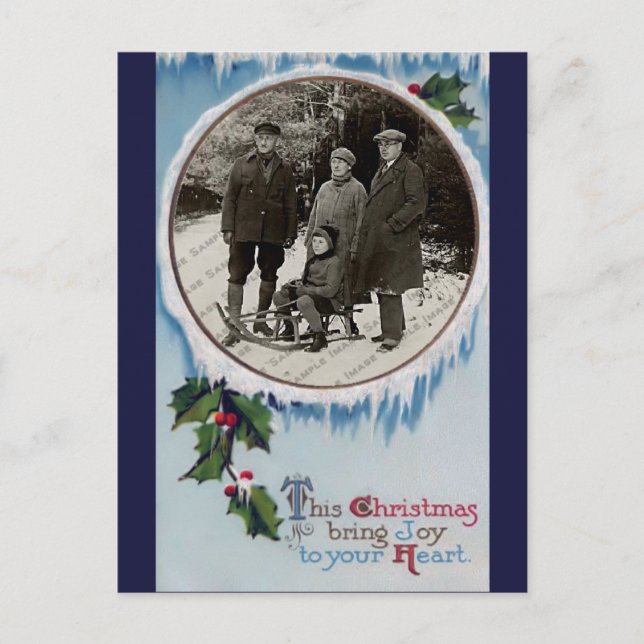 Postales navideñas vintage (Anverso)