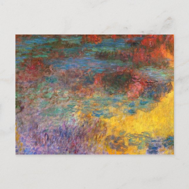 Postales nocturnas de Monet Water Lily Pond (Anverso)
