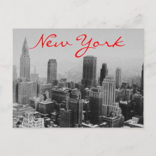 Postales nocturnas de Nueva York a escala de grise