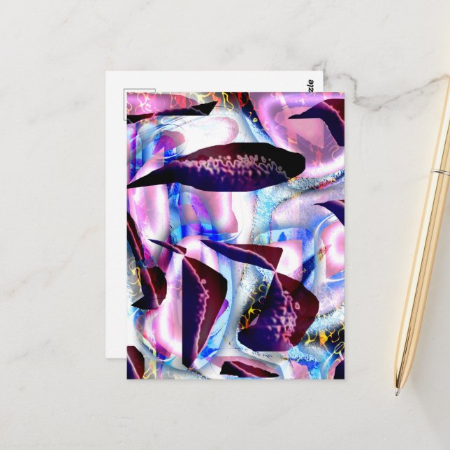 Postales oceánicas abstractas (Anverso/Reverso In Situ)