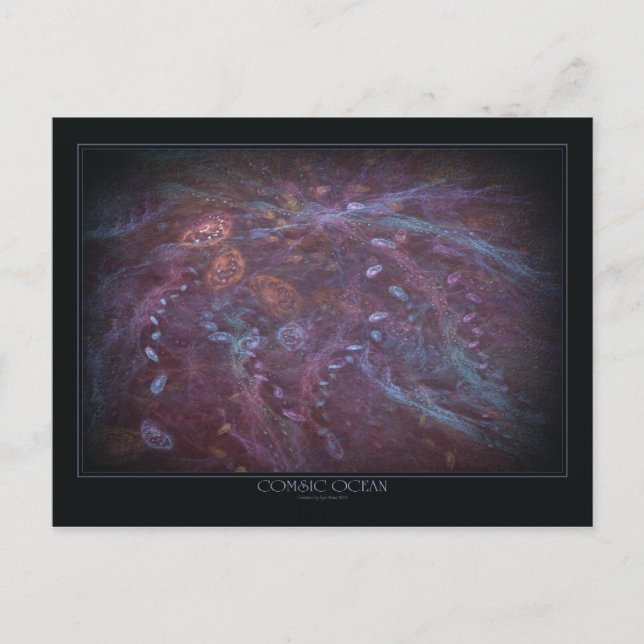 Postales oceánicas cósmicas (Anverso)