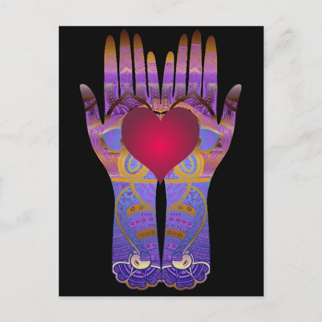 Postales oscuras de las manos del cielo (Anverso)