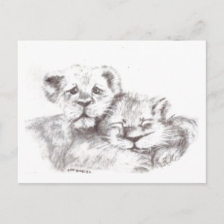 Postales para bebés zoológicos