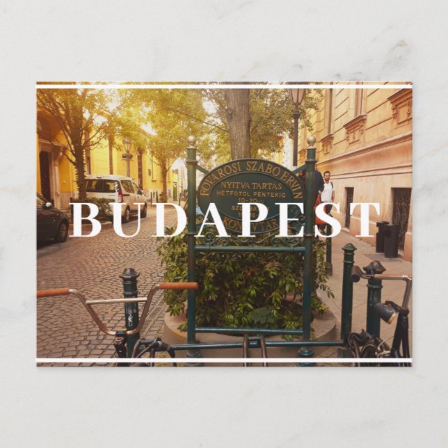 Postales para bicicletas de Budapest (Anverso)