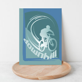 Postales para bicicletas de montaña MTB de descens