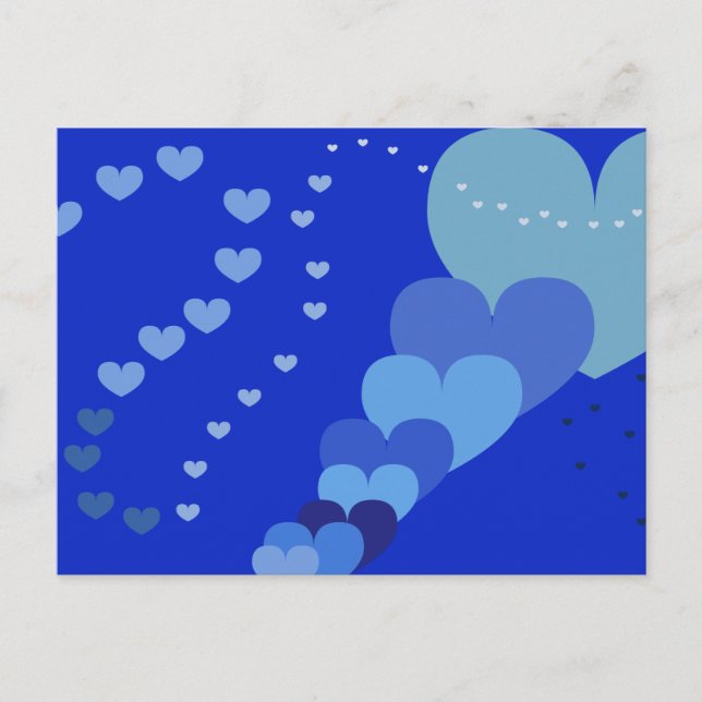 Postales para corazón azul (Anverso)
