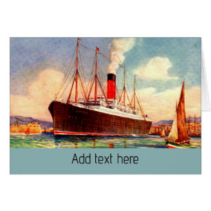 Postales para cruceros de época