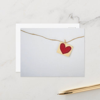 Postales para el corazón hechas a mano
