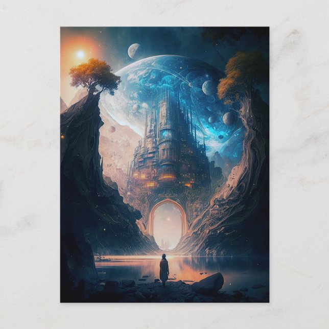 Postales para el paisaje del castillo de fantasía  (Anverso)
