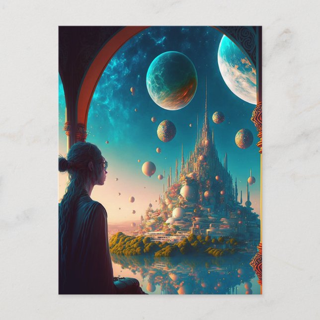 Postales para el paisaje del castillo de fantasía  (Anverso)
