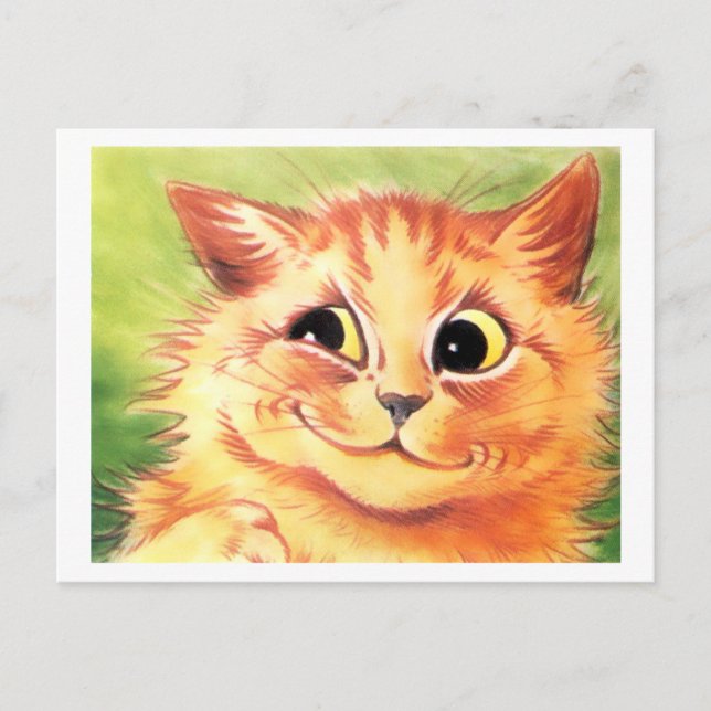 Postales para gato sonrientes de Louis Wain (Anverso)