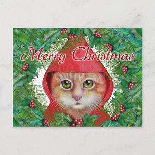Postales para gatos de navidades