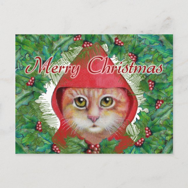 Postales para gatos de navidades (Anverso)