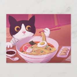 Postales para gatos de Ramen
