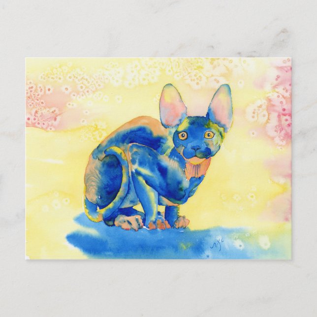 Postales para gatos Sphynx (Anverso)