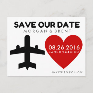 Postales para Guardar la Fecha de Boda en México