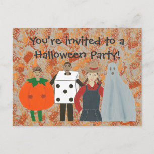 Postales para invitaciones a la fiesta de disfrace