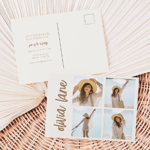 Postales para la invitación a la fiesta de graduac