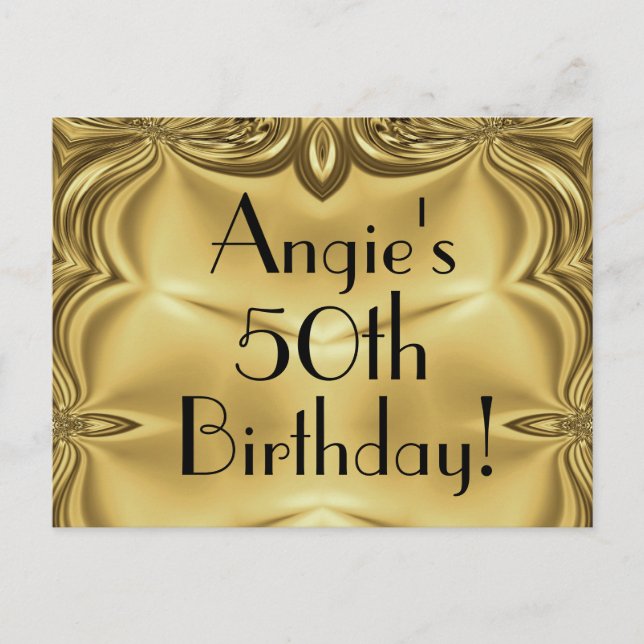 Postales para la invitación a los 50 años de la el (Anverso)