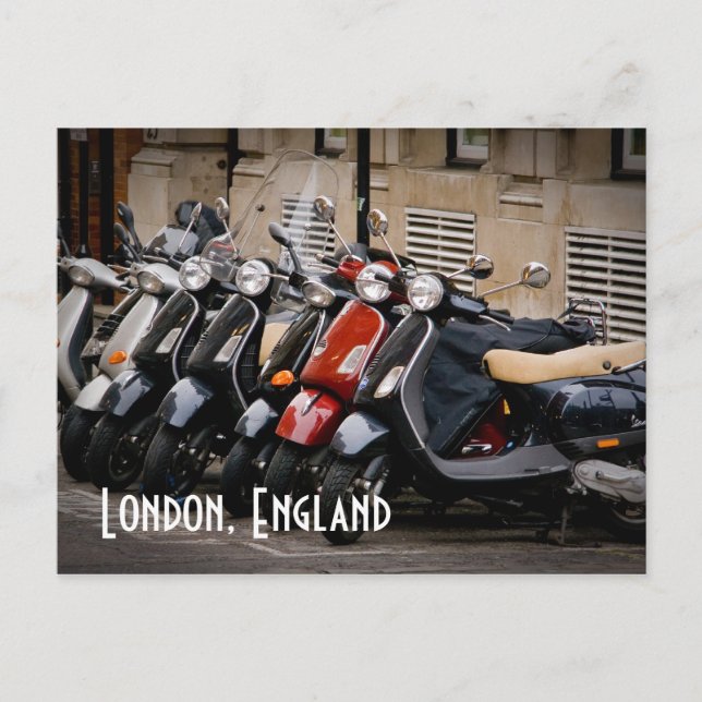 Postales para moto de Londres, Inglaterra (Anverso)