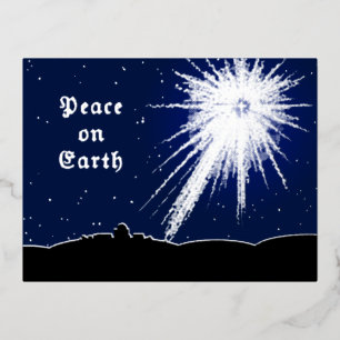Postales para Navidades de la Paz en la Tierra con