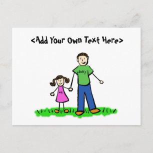 Postales para niñas de papá (Brunette)