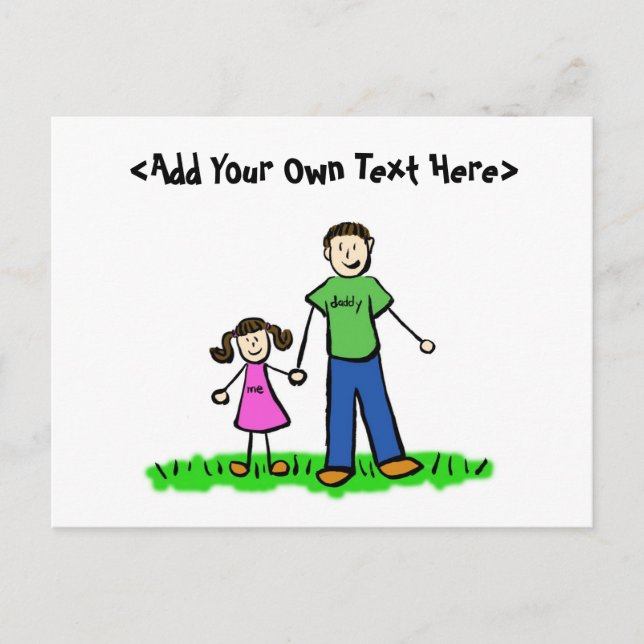 Postales para niñas de papá (Brunette) (Anverso)