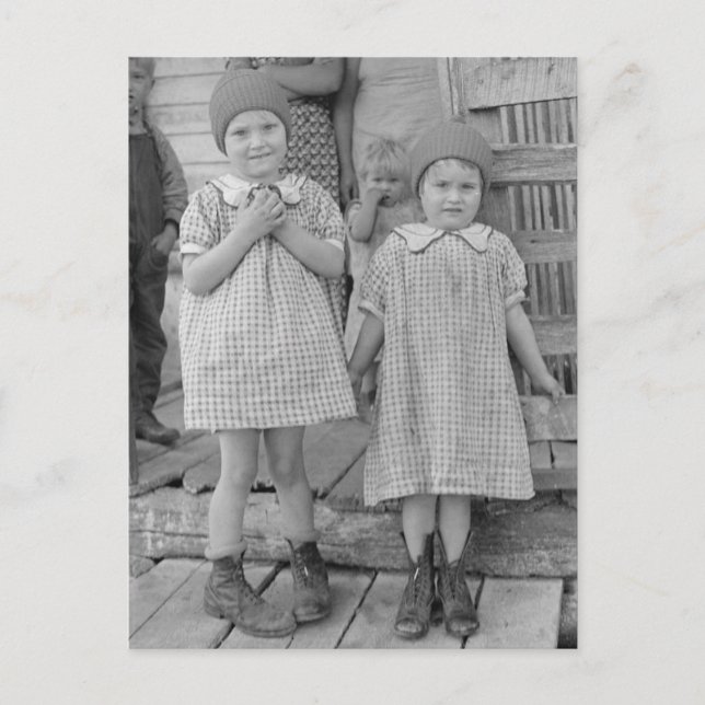 Postales para niños de cosecha (Anverso)