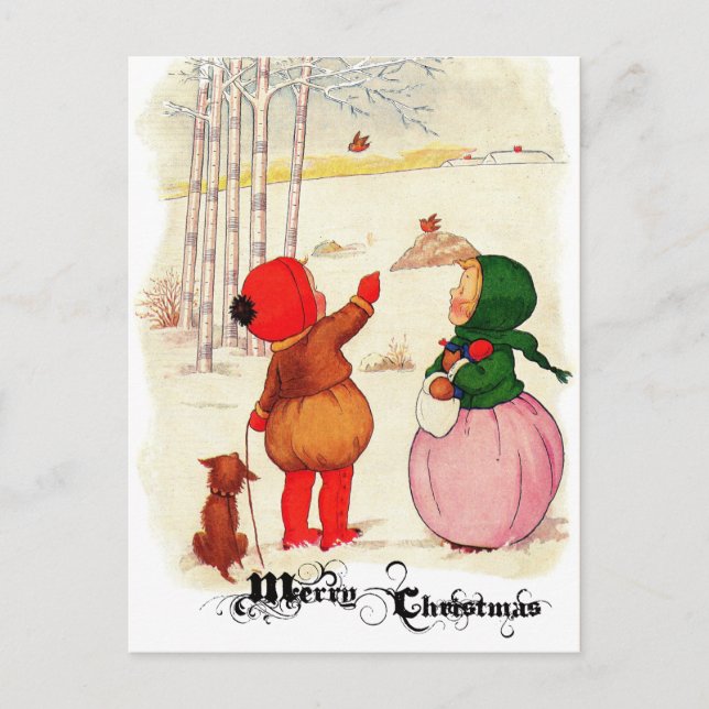 Postales para niños Navidades de Victoria (Anverso)