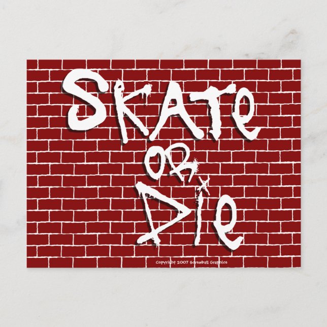 Postales para patinar o morir (Anverso)