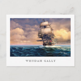 Postales para pintar barcos históricos Whydah Gall