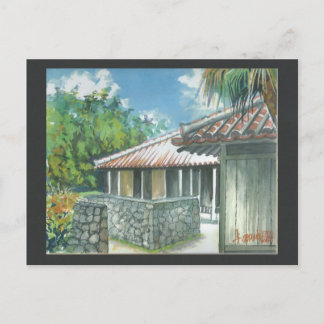 Postales para pintura de color de agua Okinawa Ish