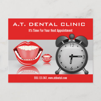 Postales para recordatorios de citas dentales en b