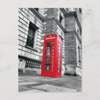 Postales para teléfonos rojos de Londres