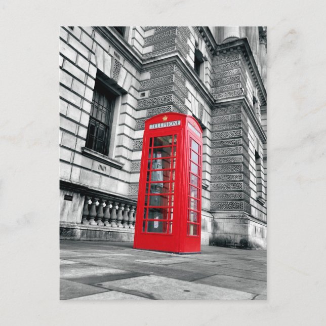 Postales para teléfonos rojos de Londres (Anverso)