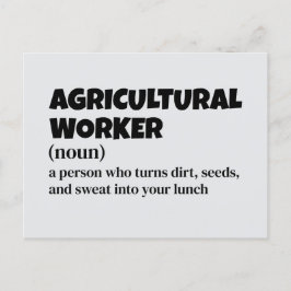 Postales para trabajadores agrícolas - Definición