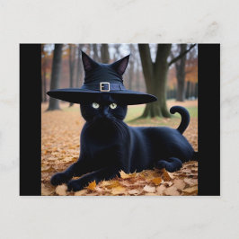Postales para vacaciones en gatos de otoño
