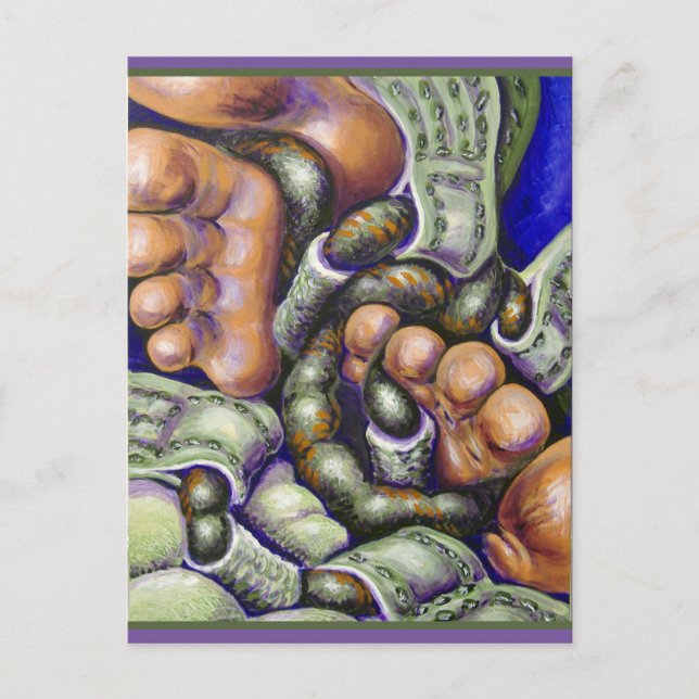 Postales para zapatos y dedos de los pies (Anverso)