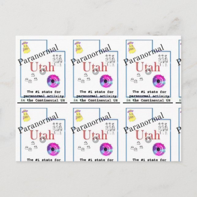 Postales paranormales de Utah (Anverso)