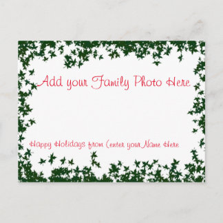 Postales personalizadas con la foto de su familia