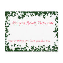 Postales personalizadas con la foto de su familia