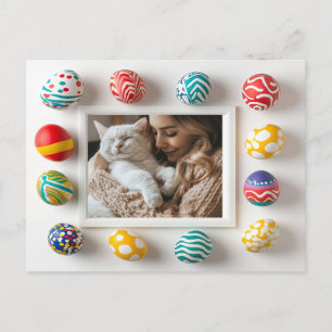 Postales personalizadas de bruja de Pascua para lo