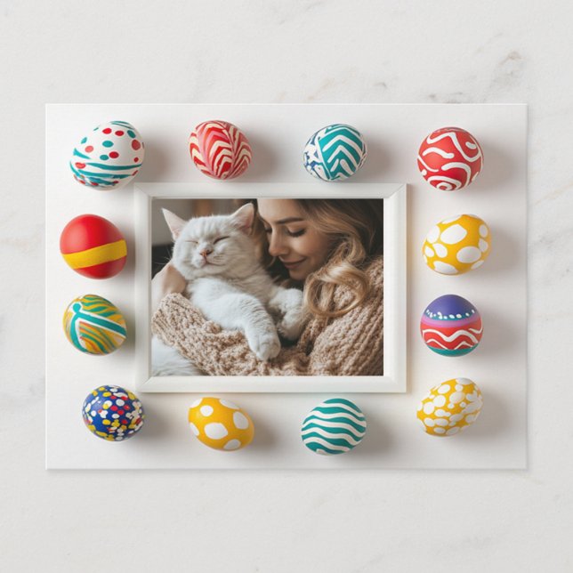 Postales personalizadas de bruja de Pascua para lo (Anverso)