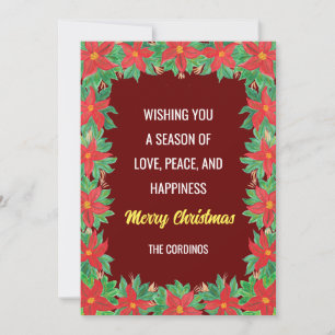 Postales personalizadas "Feliz Navidad"