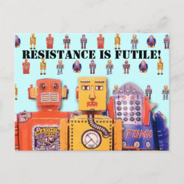 Postales Personalizado de Toy Robot